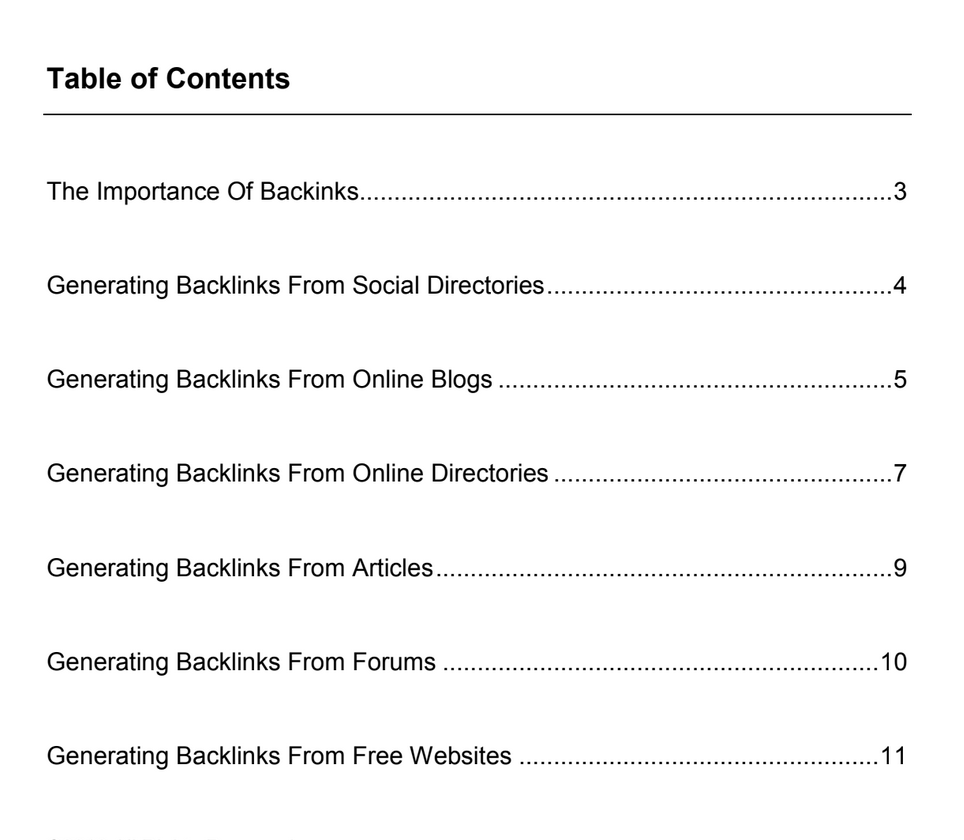 Covert Backlinks