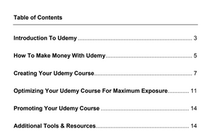 Udemy Profits